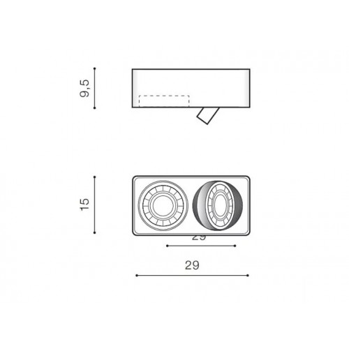 Точковий світильник Azzardo PAOLA 2 230V AZ4132