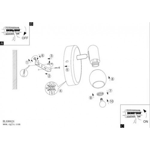 Бра Eglo POLLICA 98624