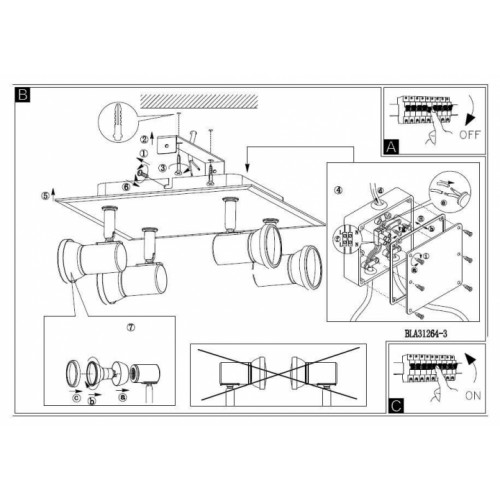Стельовий світильник Eglo TAMARA 33678