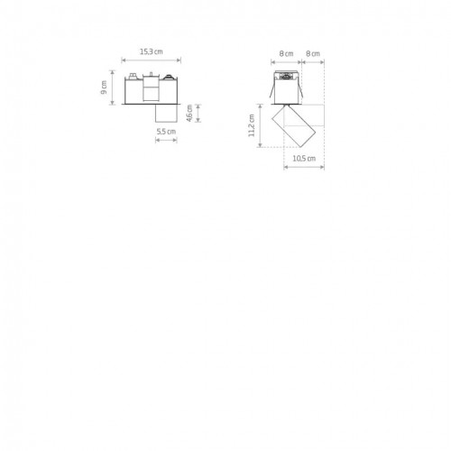 Стельовий врізний світильник Nowodvorski MONO DEEP WHITE 10464