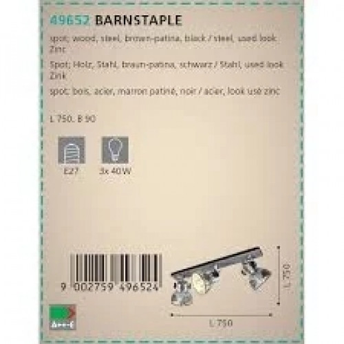 Стельовий світильник Eglo BARNSTAPLE 49652