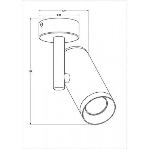 Стельовий світильник Zuma Line TORI SL 2 20015-BK