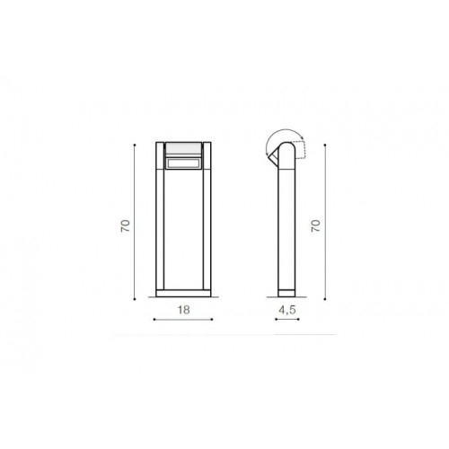 Стельовий світильник AZzardo ALBICO 2 AZ1241 (FH31812A122WH)