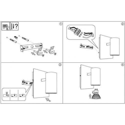 Бра Ideal Lux SPOT 156743