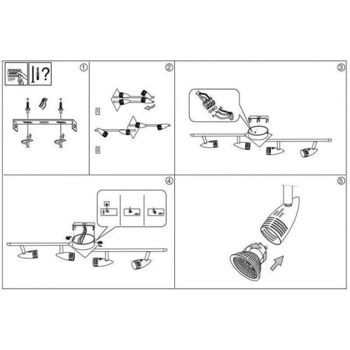 Стельовий світильник Ideal Lux Alfa 287799