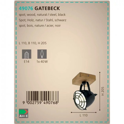 Бра Eglo GATEBECK 49076