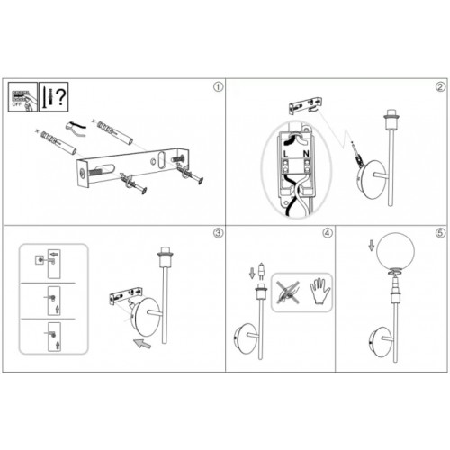 Бра Ideal Lux MARACAS 200330