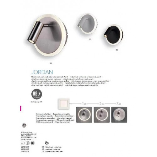 Бра Trio JORDAN 229210232