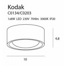 Точковий світильник MAXlight KODAK I C0203