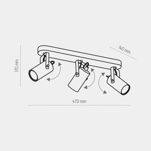 Стельовий світильник TK Lighting REDO 6502