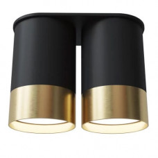 Точковий світильник Pikart 28003-2, чорний з золотом