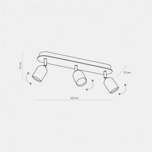Стельовий світильник TK Lighting TOP WOOD 3296