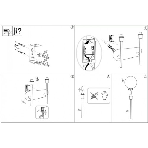 Бра Ideal Lux MARACAS 200347