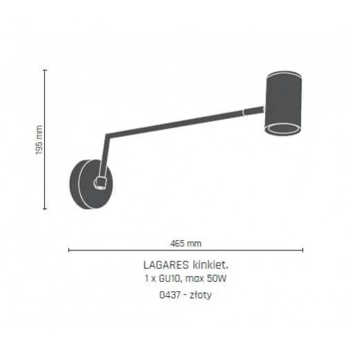 Бра Amplex LAGARES 0437 (8345)