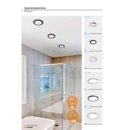 Точковий світильник AZzardo SLIM 15 ROUND IP44 4000K AZ2842