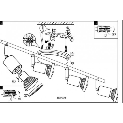 Стельовий світильник Eglo MODINO 94173