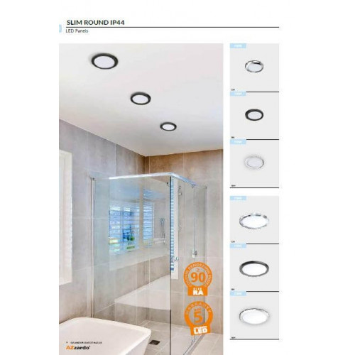 Точковий світильник AZzardo SLIM 15 ROUND IP44 4000K AZ2842