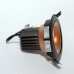 Вбудований точковий світлодіодний світильник Prima Luce PL-468 12W BK+GD 3000K