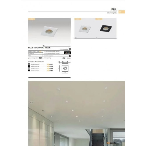 Точковий світильник AZzardo FILL S 5W 4000K AZ3378