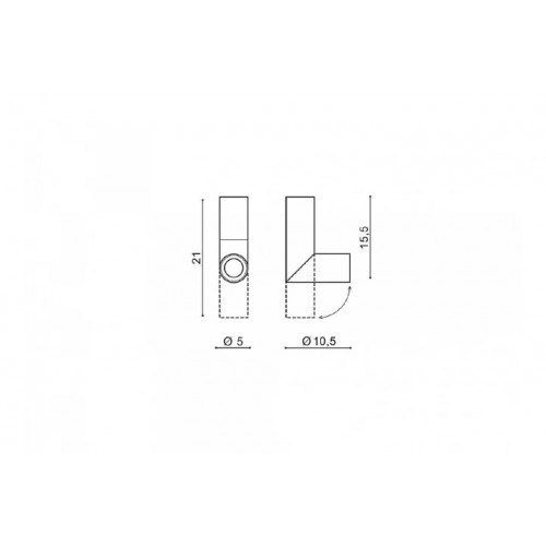 Точковий світильник Zuma Line CHUCK DL2 SQUARE 20068-WH-N