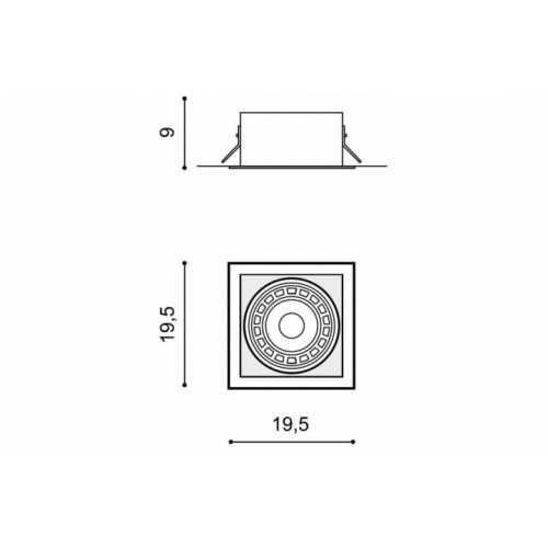 Точковий світильник AZzardo NOVA 1 AZ2870