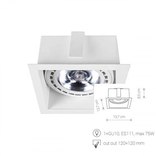 Світильник типу Downlight Nowodvorski MOD 9413