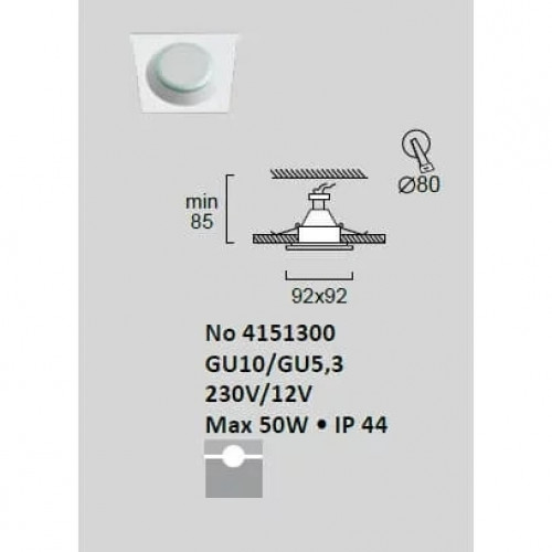 Точковий світильник Viokef YAN 4151300