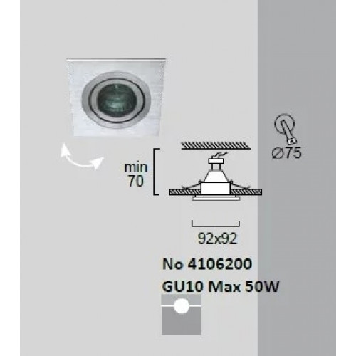 Точковий світильник Viokef RICHARD 4106200