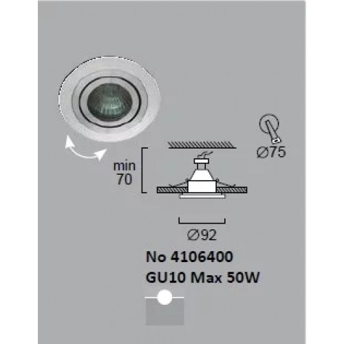 Точковий світильник Viokef RICHARD 4106400