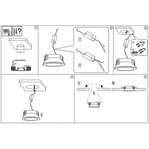 Точковий світильник Ideal Lux BASIC ACCENT 193489
