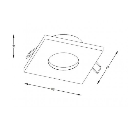 Точковий світильник Zuma Line CHIPO DL ARGU10-031-N
