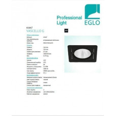 Точковий світильник Eglo VASCELLO G 61667