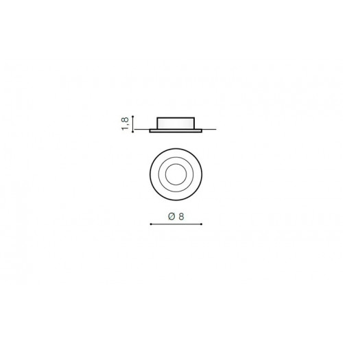Точковий світильник AZzardo TITO AZ0814 (GM2106ALU)