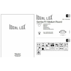 Точковий світильник Ideal Lux SAMBA ROUND 150130