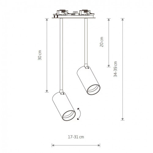 Світильник типу Downlight Nowodvorski DOWNLIGHT ES111 9575