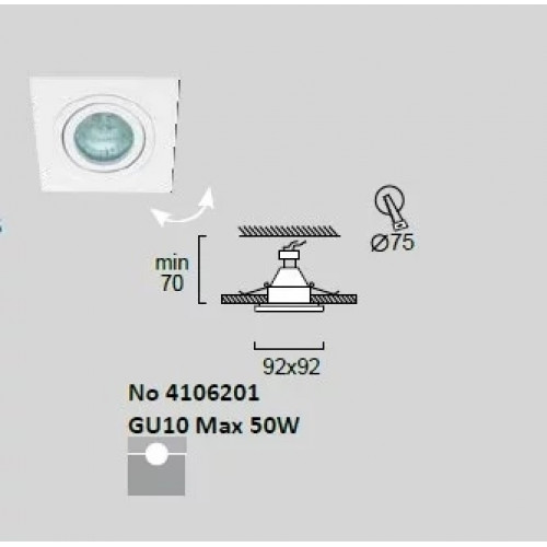 Точковий світильник Viokef RICHARD 4106201