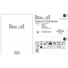 Точковий світильник Ideal Lux SAMBA SQUARE 150291