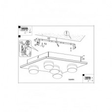 Точковий світильник Eglo TEDO 96618