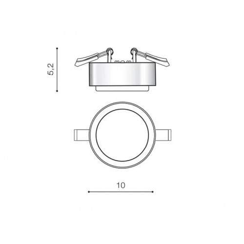 Точковий світильник Azzardo KASTORIA IP44 AZ4391