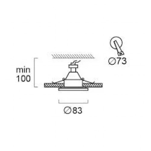 Точковий світильник Viokef ROB 4182901