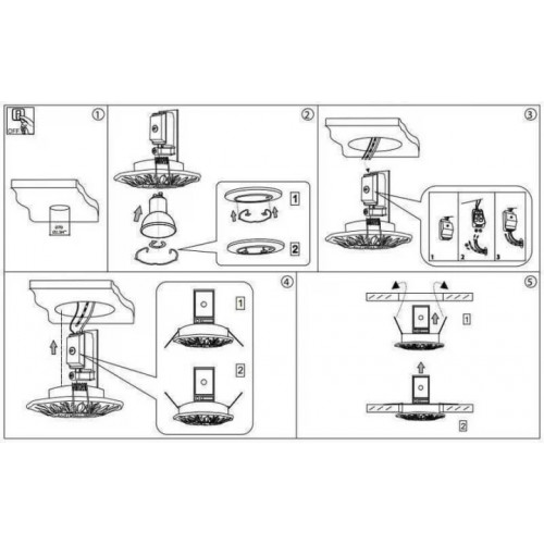 Точковий світильник Ideal Lux POLKA 115610