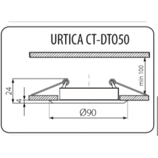 Точковий світильник Kanlux URTICA CT-DTO50-AB 19550