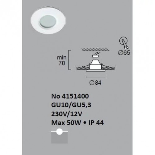 Точковий світильник Viokef VIKI 4151400