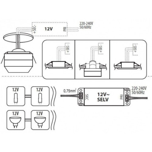 Точковий світильник Kanlux MARIN CT-S80-SN 4704
