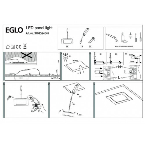 Точковий світильник Eglo Fueva 1 94046