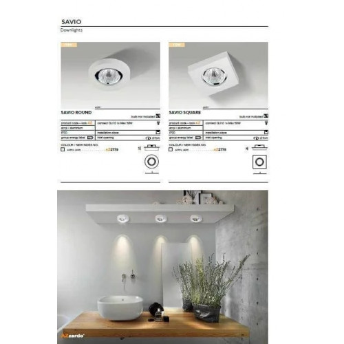 Точковий світильник AZzardo SAVIO ROUND AZ2779