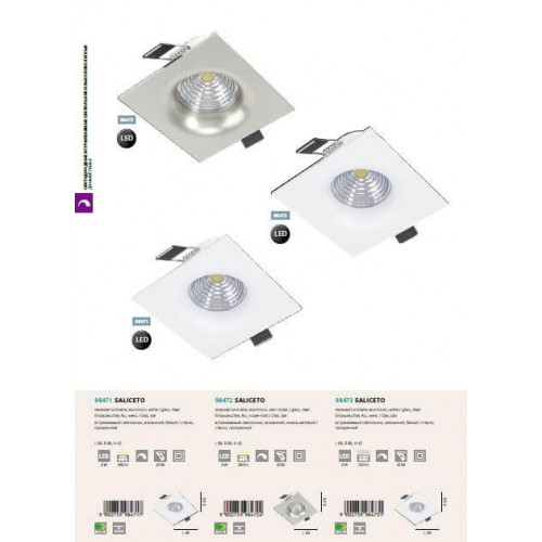 Точковий світильник Eglo SALICETO 98471