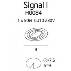 Точковий світильник Maxlight SIGNAL I H0084