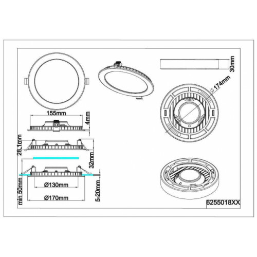 Точковий світильник TRIO JUNO 625501831