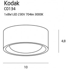 Точковий світильник Maxlight KODAK I C0134